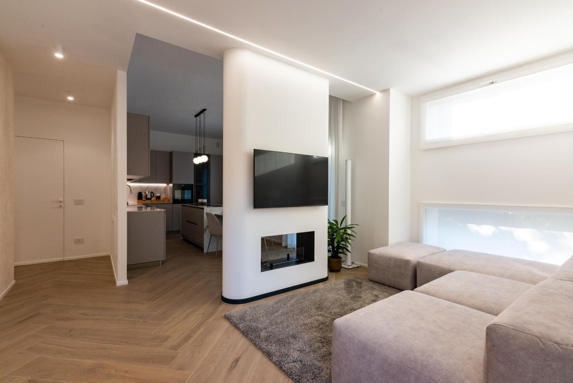 Apartment White House Con Posti Auto